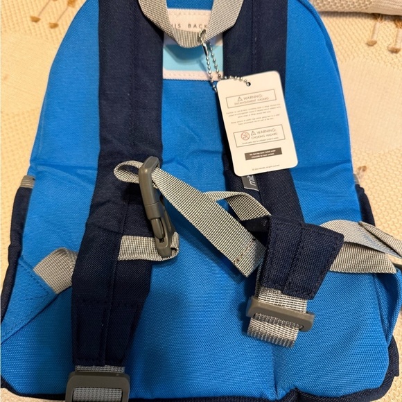 Blue and Navy small kids Backpack - Picture 4 of 4